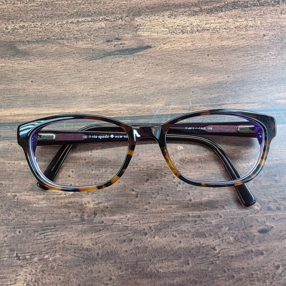 Kate Spade Blakely/G Tortoise‎ Purple Cat Eye Eyeglasses Frames 51-16-135